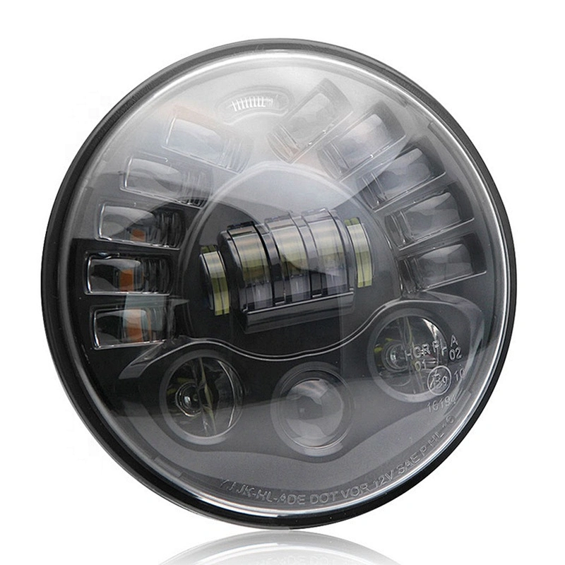 OVOVS 7Inch 70W Hi/Low DRL White Amber 7