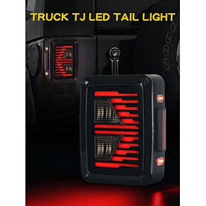 OVOVS New Tail Light 12v Reverse Lights Running Turn Signal Taillights for Jeep JK JKU
