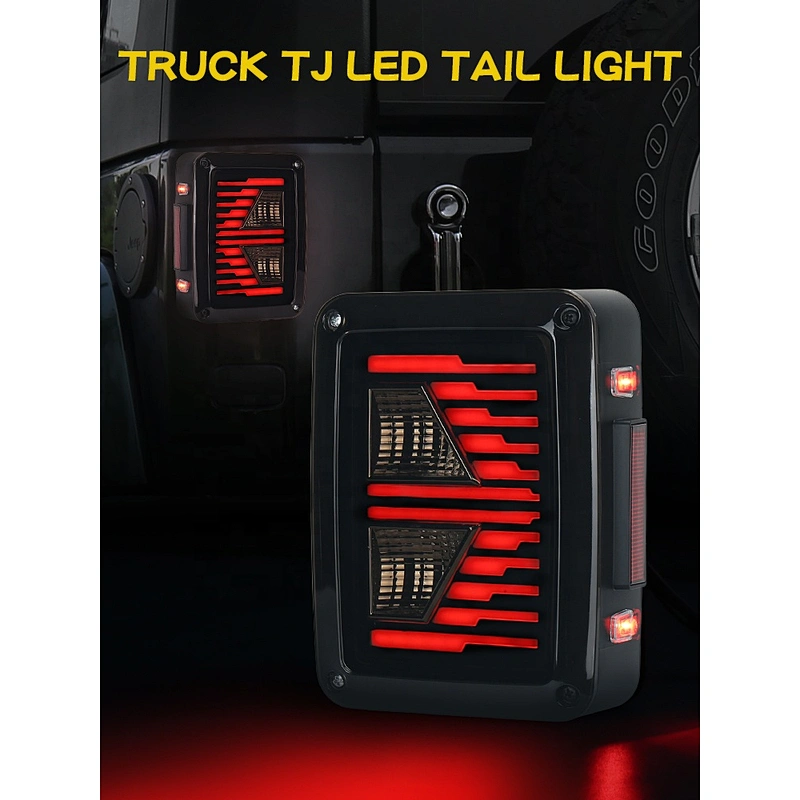 OVOVS New Tail Light 12v Reverse Lights Running Turn Signal Taillights for Jeep JK JKU