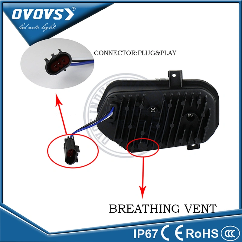 Auto parts 40W ATV LED RZR 900 XP car light with high low beam for P-olaris Ranger 2011-2014 in professional lighting