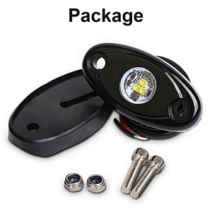 OVOVS Hot Sales White Led Rock Lights IP67 Waterproof  LED Rock Light for Truck Cars ATV