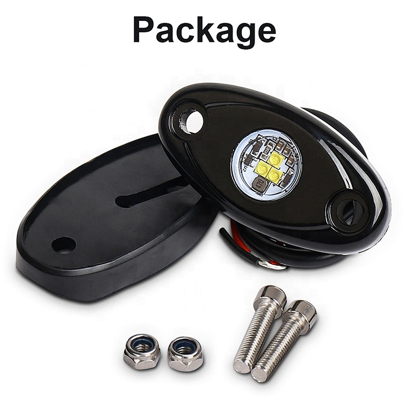 OVOVS Hot Sales White Led Rock Lights IP67 Waterproof  LED Rock Light for Truck Cars ATV