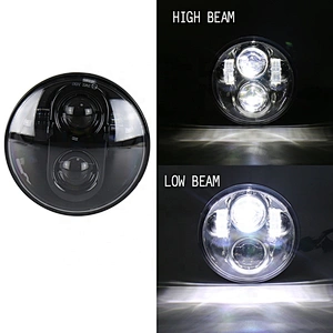 OVOVS  hi/lo Beam Motorcycle round 5.75 inch LED Headlights Auto Parts for Harley