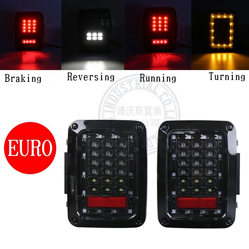 OVOVS led tail light 12v Running turn signal rear led light for J-eep wrangler JK Auto lighting system