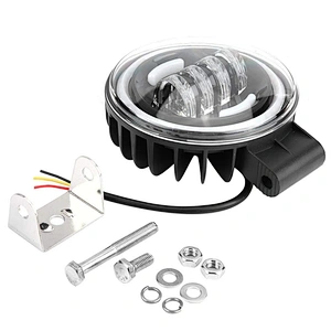 OVOVS 35w round led work light with blue white DRL 6inch led off-road driving lamps for SUVs trucks