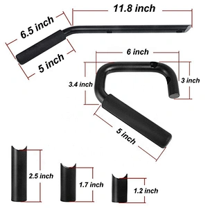 OVOVS car accessories black rear steel grab handle for J-eep Wrangler JK 2007-2015
