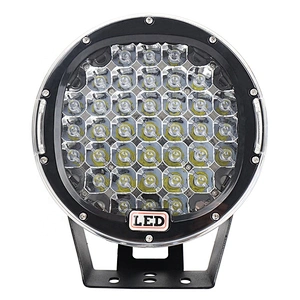 OVOVS Led Work Light 9 Inch Round Spot Driving Lights with Stand for Car Truck Off-Road