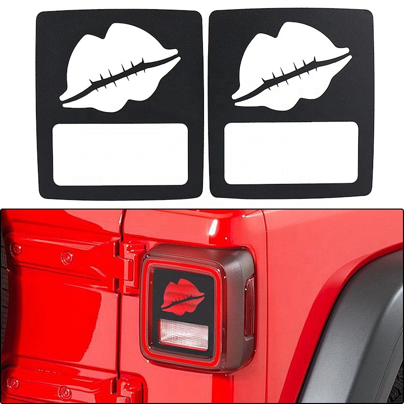 OVOVS Auto Exterior Accessories Rear Lamp Tail Light Guard Cover For Jeep Wrangler JL