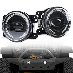 OVOVS New 4Inch LED Fog Light with White DRL 4