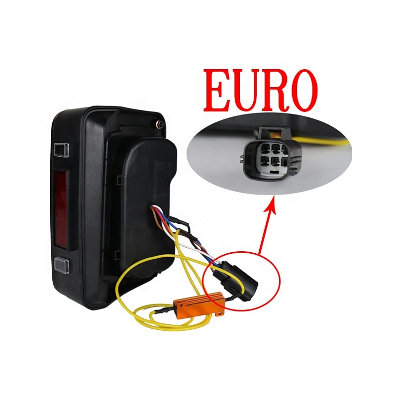 OVOVS JK Rear Taillight EURO US Version Smoked Lens Led Tail Light 12v for Jeep Wrangler Jk