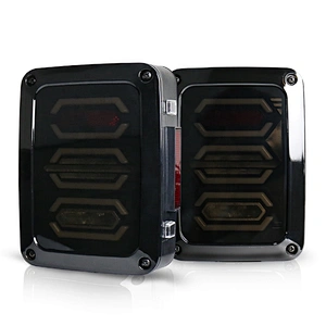 OVOVS JK Rear Taillight EURO US Version Smoked Lens Led Tail Light 12v for Jeep Wrangler Jk