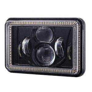OVOVS Truck 4x6 Led Projector Headlight with Halo Ring Angel Eye 4X6