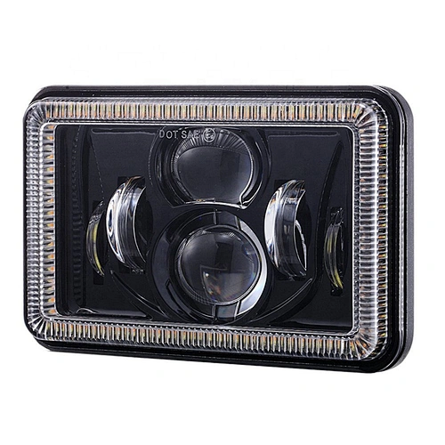 OVOVS Truck 4x6 Led Projector Headlight with Halo Ring Angel Eye 4X6