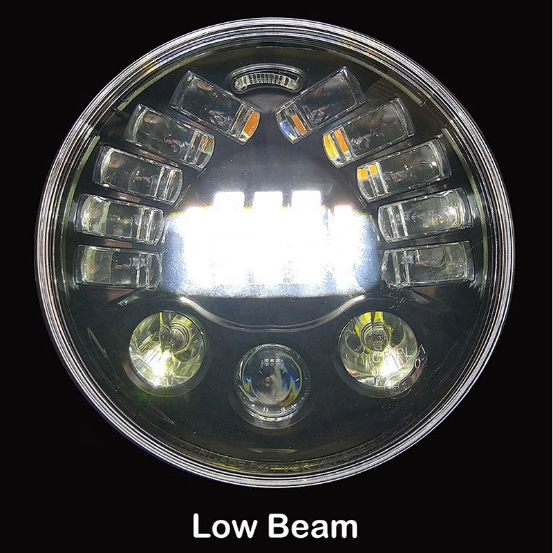 OVOVS 7Inch 70W Hi/Low DRL White Amber 7