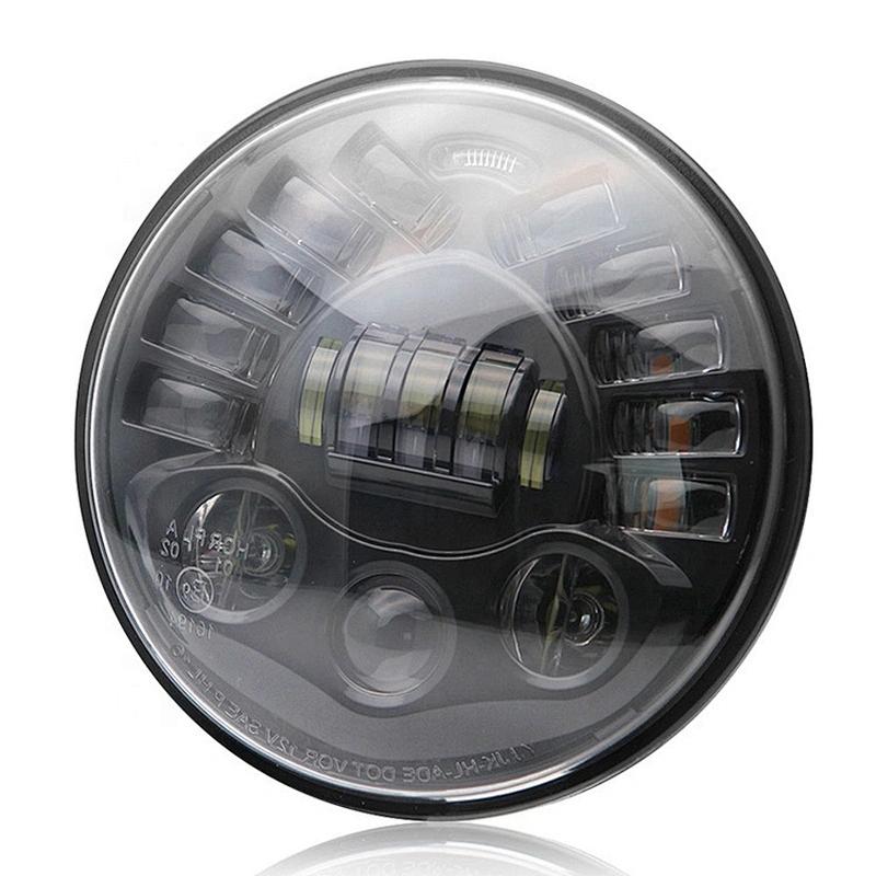 OVOVS 7Inch 70W Hi/Low DRL White Amber 7