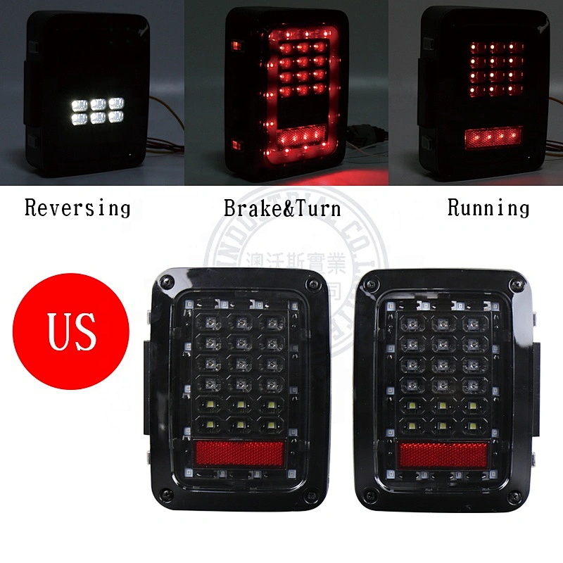 OVOVS led tail light 12v Running turn signal rear led light for J-eep wrangler JK Auto lighting system