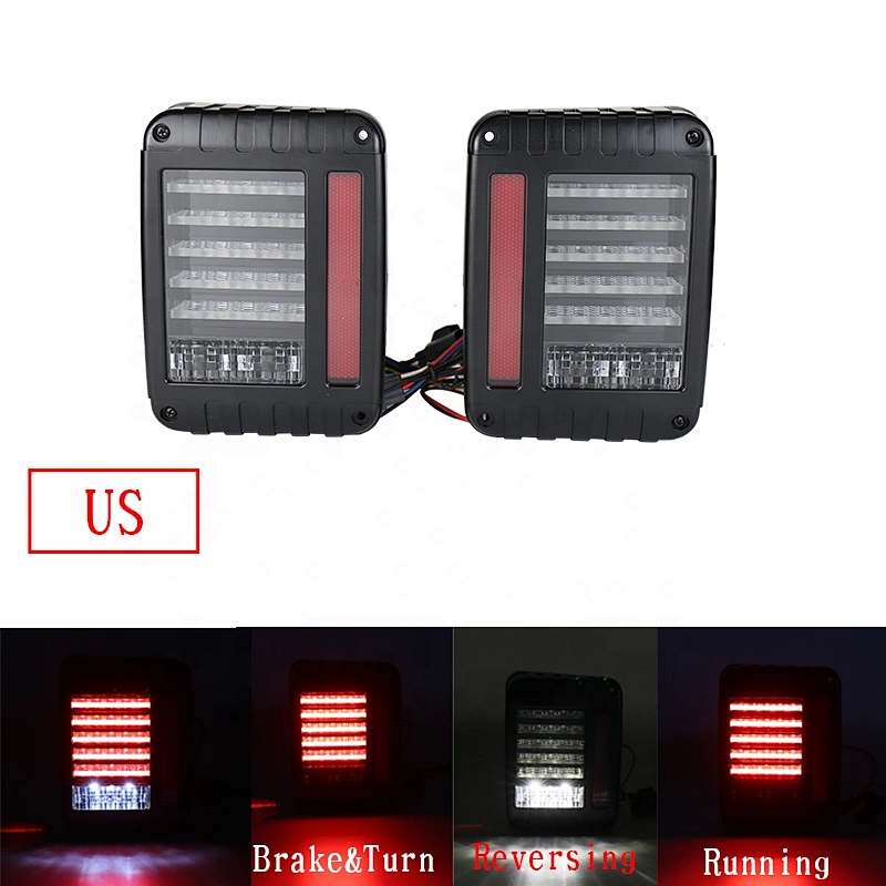 OVOVS Led Tail Light With CE Certificate US/EU version Led Rear Light Auto Parts 12V DC Tail Lights for Jeep Wrangler JK