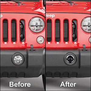 OVOVS New 4Inch LED Fog Light with White DRL 4