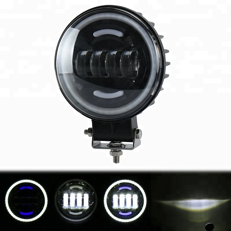 OVOVS 6 Inch 35W Round Led Driving Auxiliary Work Light Front Bumper Lamps for truck