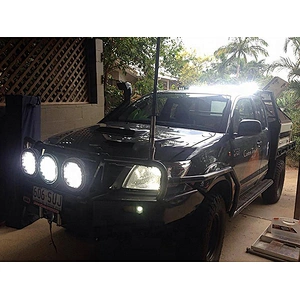 OVOVS 9 inch 96W Auto Lighting System Offroad LED Driving Work Light For 4x4 Trucks
