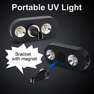 OVOVS Latest Portable UV Disinfection lamp for car accessories UV sterilizer light LED lighting sanitizer in air outlet