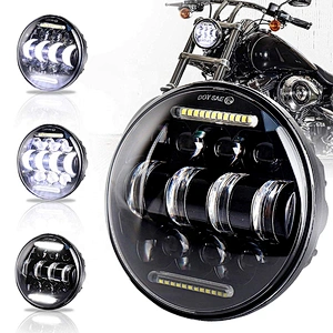 OVOVS 5 3/4 inch 66w led headlamp high low beam drl led motorcycle headlight 5.75