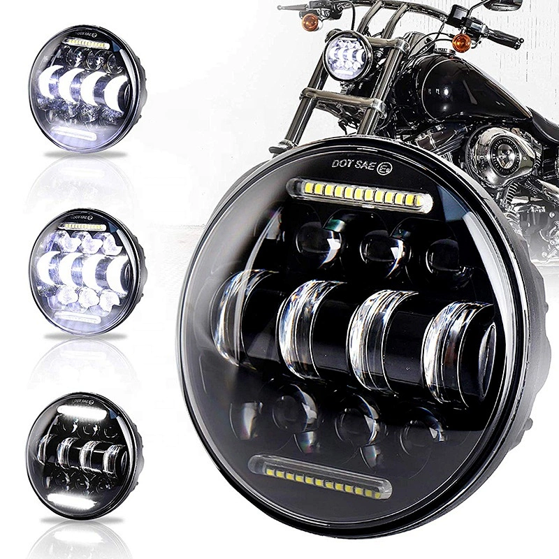 OVOVS 5 3/4 inch 66w led headlamp high low beam drl led motorcycle headlight 5.75