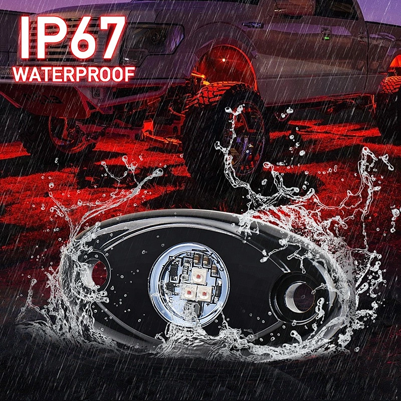 OVOVS Hot Sale Led Rock Lights IP67 Waterproof Under Car Mini Light Pod for ATV UTV 4x4