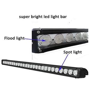 OVOVS Super Bright Offroad Single Row Led Light Bar 260W Led Work Light Bar