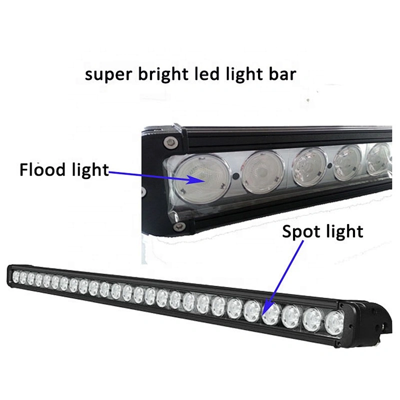 OVOVS Super Bright Offroad Single Row Led Light Bar 260W Led Work Light Bar