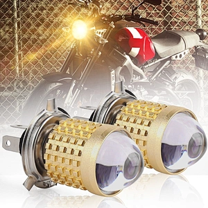 OVOVS New Headlight Bulb 35W Motorcycle Headlamps H4 Replacement Bulb with High Low Beam