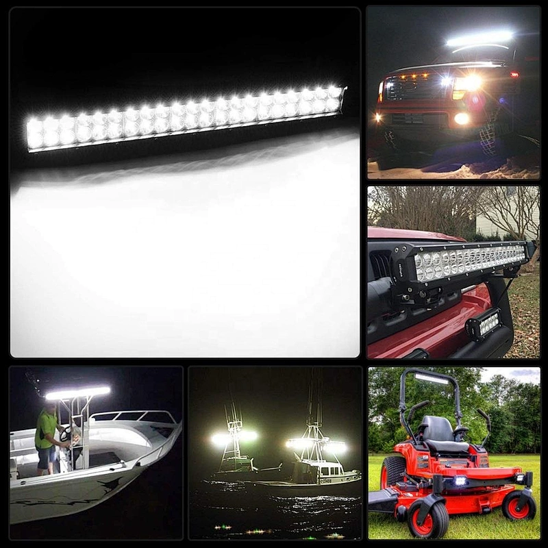 OVOVS factory price super bright 126w led light bar double row 4x4 offroad led driving light combo beam for turcks