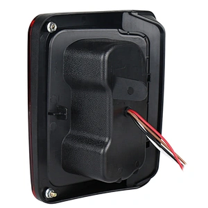 OVOVS Clear Lens Taillights Assembly Tail Lights with Turn Signal Reverse Rear TailLights for Jeep JK JKU