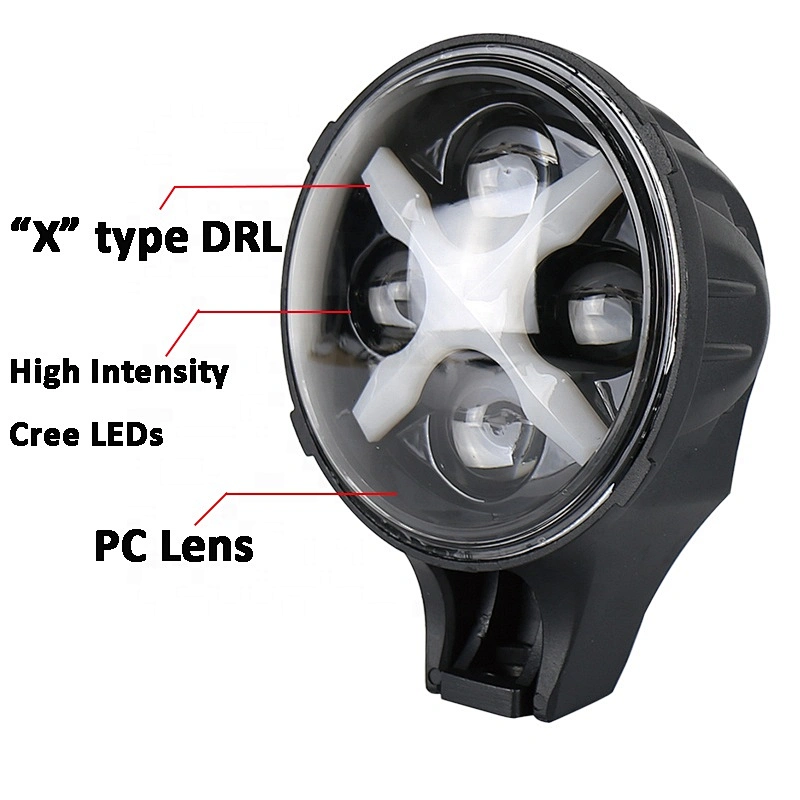 OVOVS new design car led spot driving light white red green DRL 6' 60w led auxiliary light for j-eep car auxiliary light