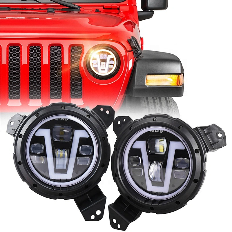 OVOVS New Upgrade Design 9 inch Led Headlight with 