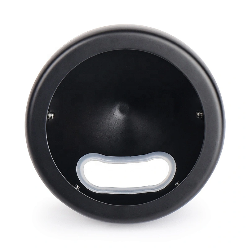 OVOVS 5.75 Inch Headlight Housing Aluminum Black Motorcycle 5.75