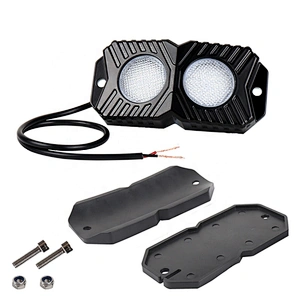OVOVS IP68 Waterproof Rock Lights 12v Under Car Mini Light Pods for Atv 4x4 Off-Road