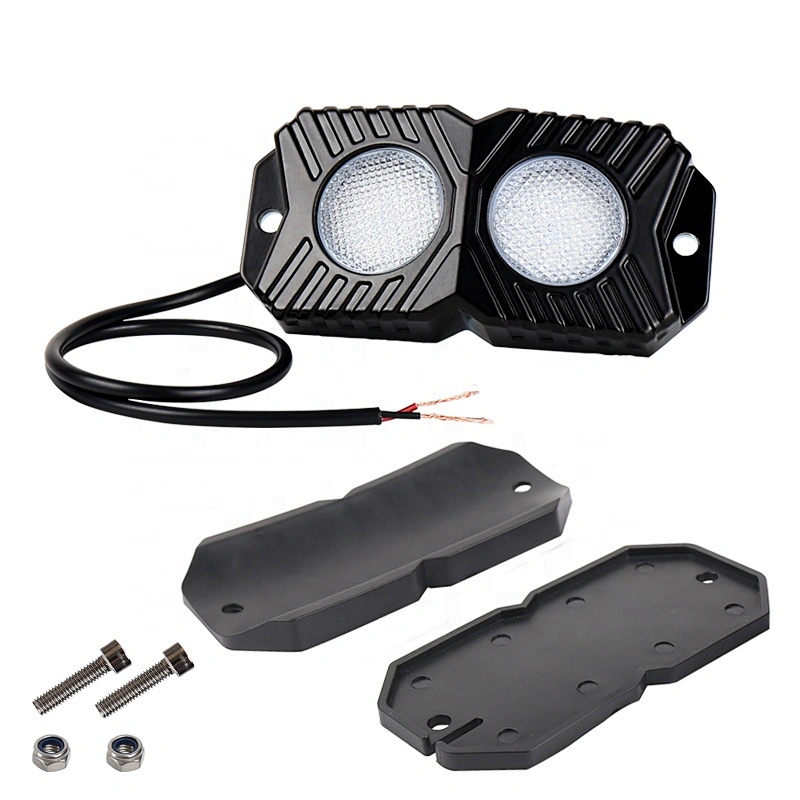 OVOVS IP68 Waterproof Rock Lights 12v Under Car Mini Light Pods for Atv 4x4 Off-Road