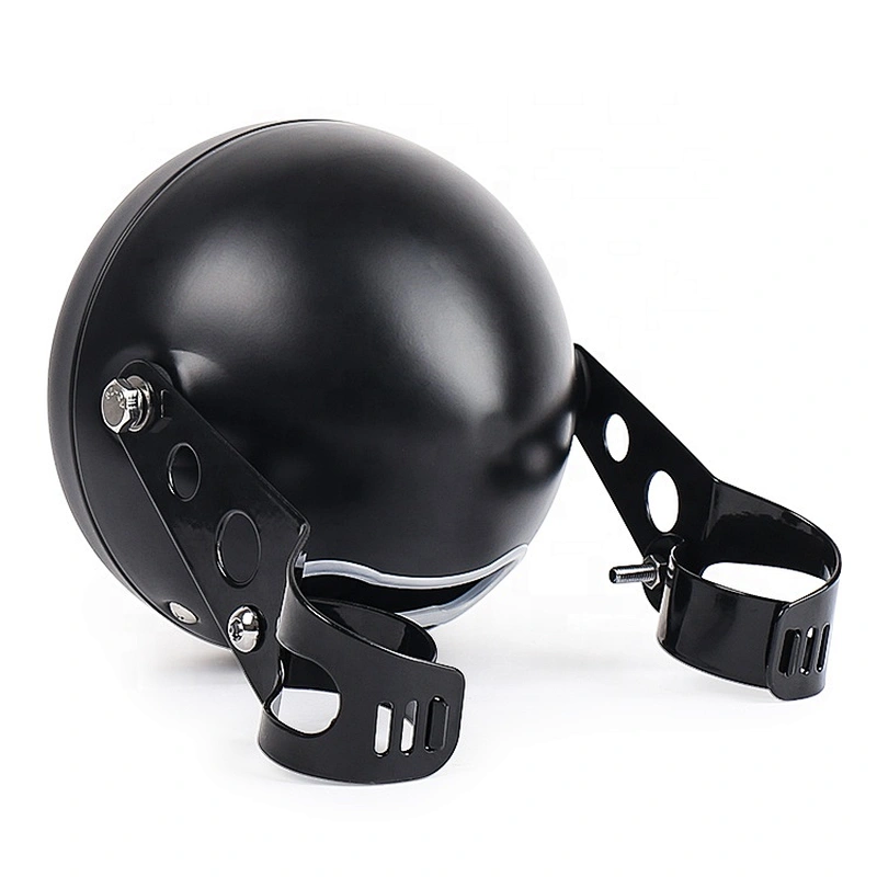 OVOVS 5.75 Inch Headlight Housing Aluminum Black Motorcycle 5.75