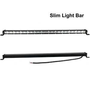 OVOVS 26inch Single Row 72W LED Driving Light Bar Truck Light bar with Spot flood for Offroad Vehicles
