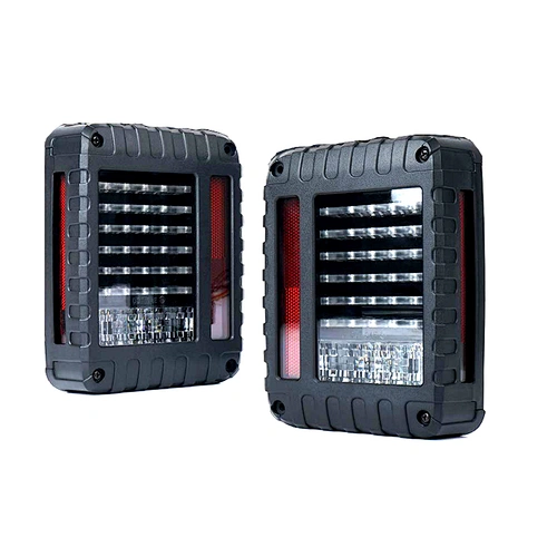 OVOVS Led Tail Light With CE Certificate US/EU version Led Rear Light Auto Parts 12V DC Tail Lights for Jeep Wrangler JK