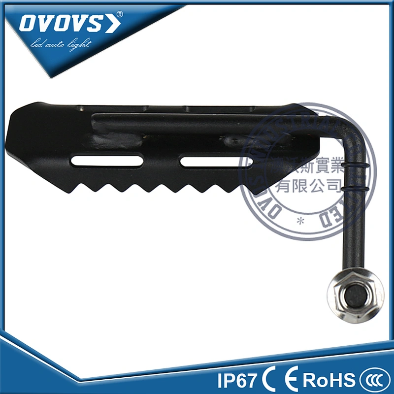 OVOVS high quality Foot Pegs for Jeep Wrangler 2007-2016 Anti-Slip Iron Foot Rest Pedal Dentate Shape in auto lighting system