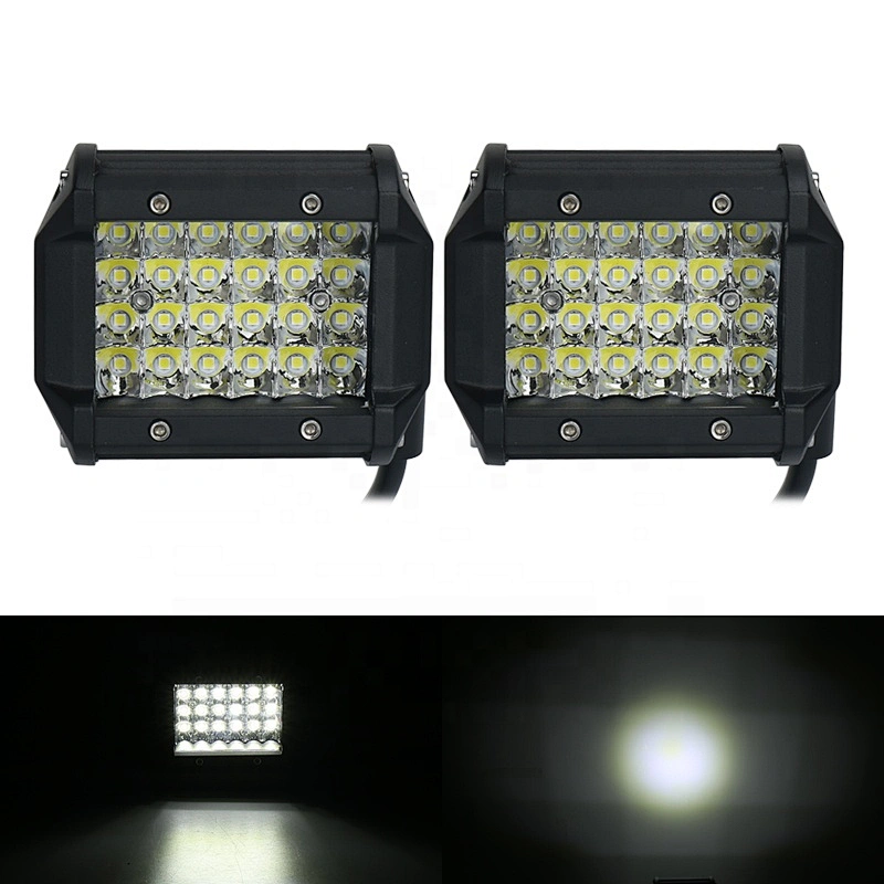 OVOVS 144W Led Work Light 4 Inch Off Road Cube Driving Light Bar Auto Lighting Accessories