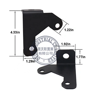 2019 New Black Spare Tire CB Antenna Steel Mount Bracket for Jeep Wrangler JK