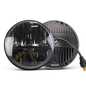 Factory price OVOVS led high low beam 7 inch car headlight for J-eep wrangler in auto electrical system