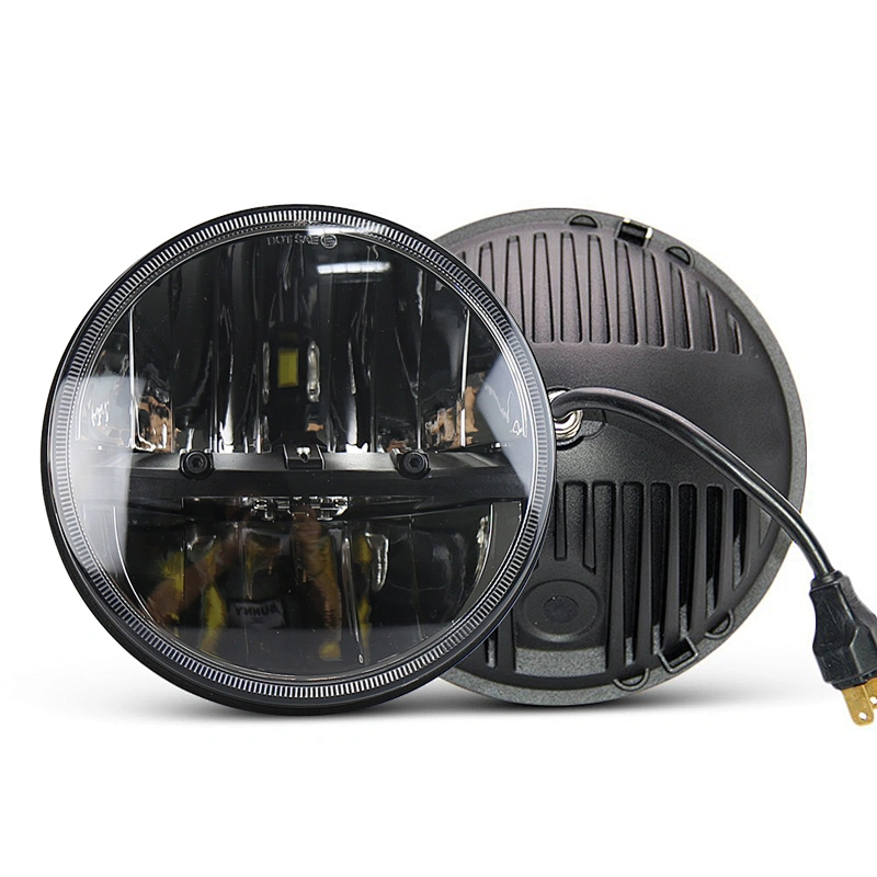 Factory price OVOVS led high low beam 7 inch car headlight for J-eep wrangler in auto electrical system