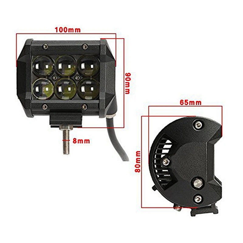 Factory price OVOVS 12v pisca pisca de led 4D 18w luz de led para carros for truck in auto lighting system