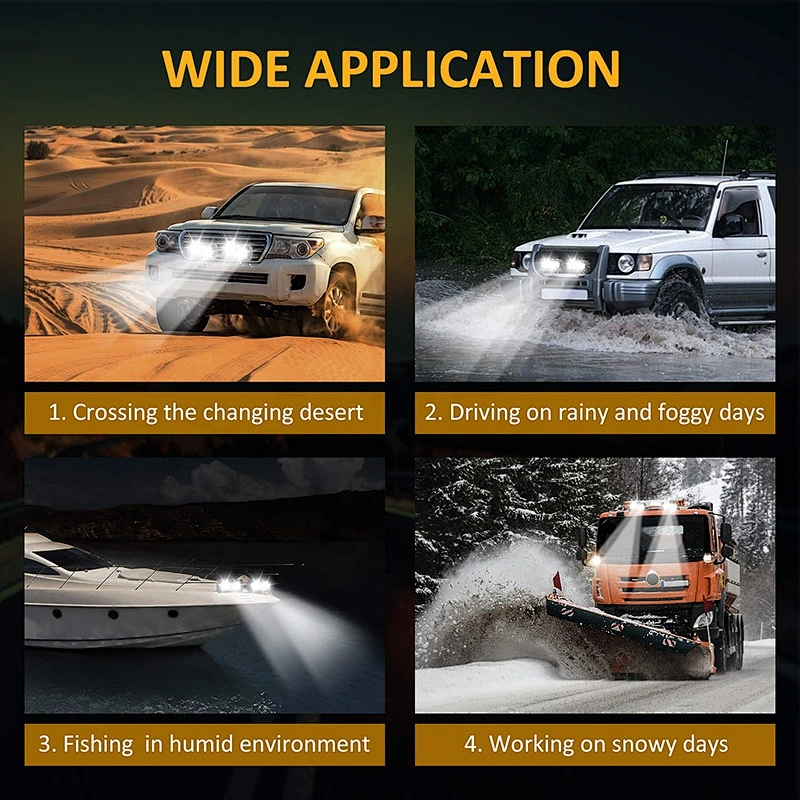OVOVS Wholesale Combo Beam 4 inch Cube 120W LED Driving Light Bar for Off Road 4x4
