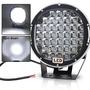 OVOVS Led Work Light 9 Inch Round Spot Driving Lights with Stand for Car Truck Off-Road