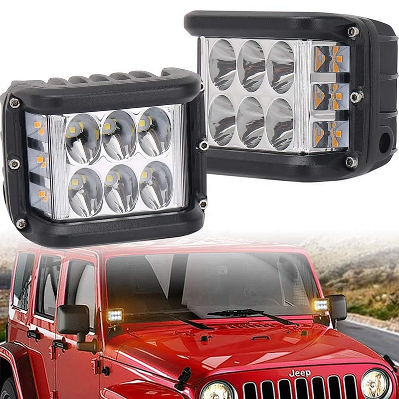 OVOVS 4inch side shooter work light 30W flashing strobe LED driving light for trucks off road vehicle 4x4